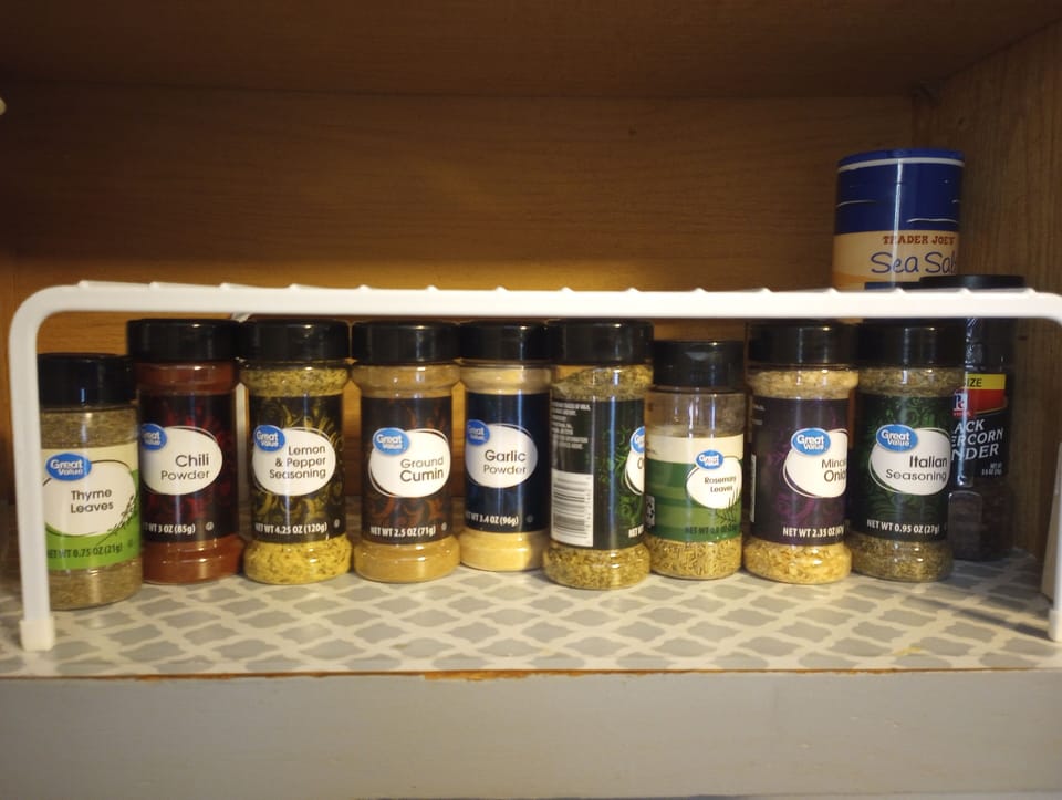 Nice Variety of Spices provided!