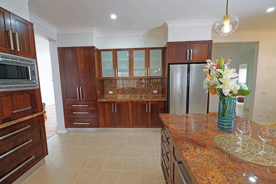 Grand House | Private kitchen | Full-size fridge, microwave, oven, dishwasher