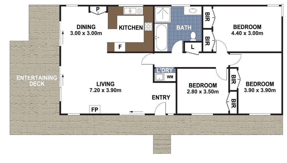 Two bedroom house only 