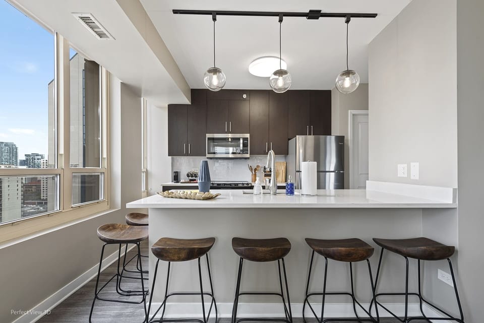 Big kitchen island