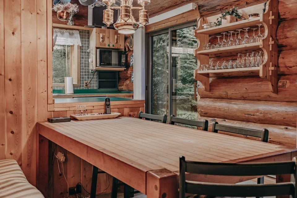 Indoors, Hardwood, Stained Wood, Furniture, Table