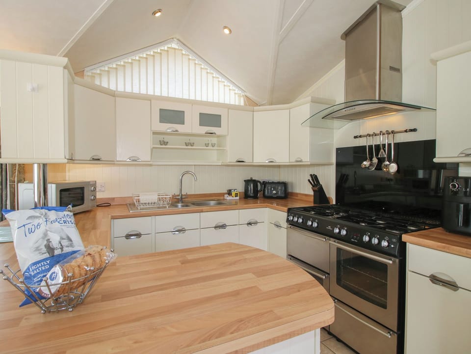 Fridge, dishwasher, electric kettle, toaster