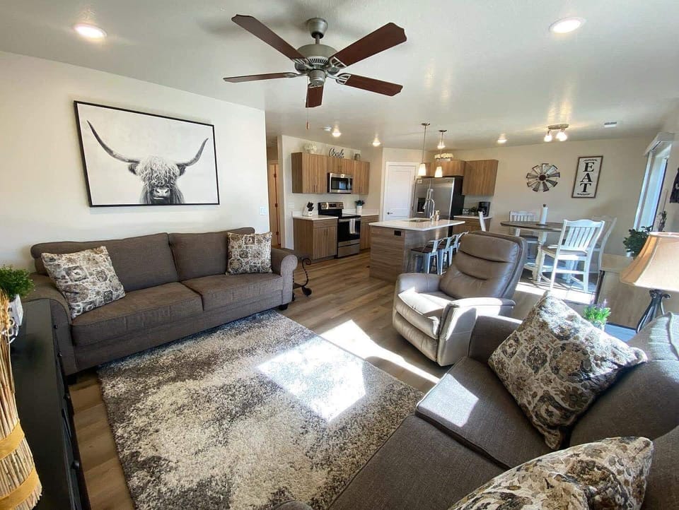 Gather together in our open floor plan, featuring plenty of room to relax.
