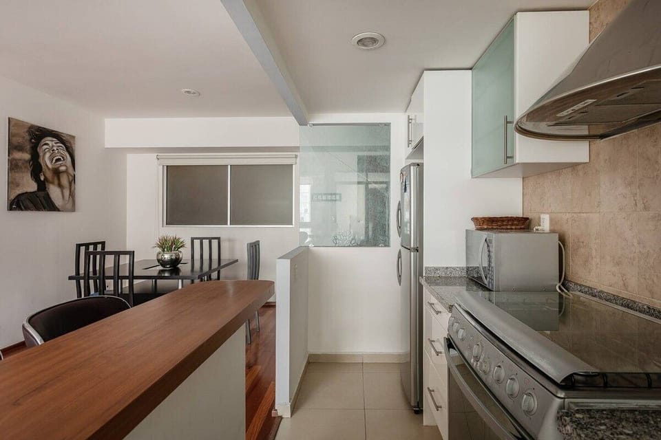 Family Apartment | Private kitchen | Full-size fridge, microwave, oven, toaster
