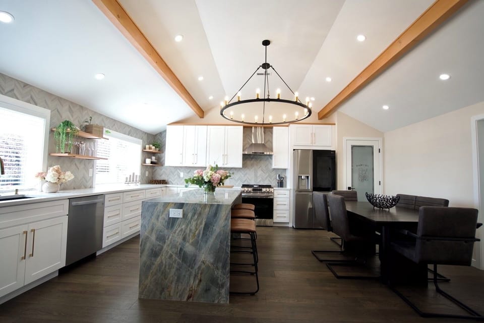 Living and dining room