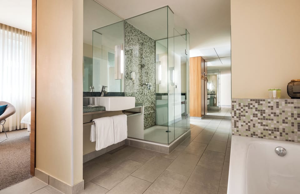 Deluxe Room, 2 Twin Beds | Bathroom | Shower, eco-friendly toiletries, hair dryer, towels