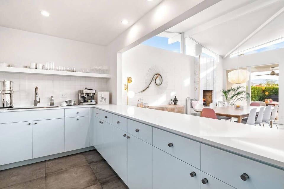 Easily stay a part of the action while cooking and entertaining in the enormous kitchen! 