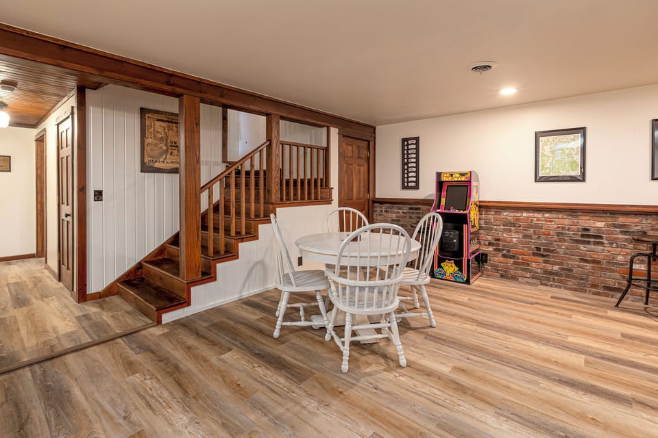 Downstairs table and chairs 