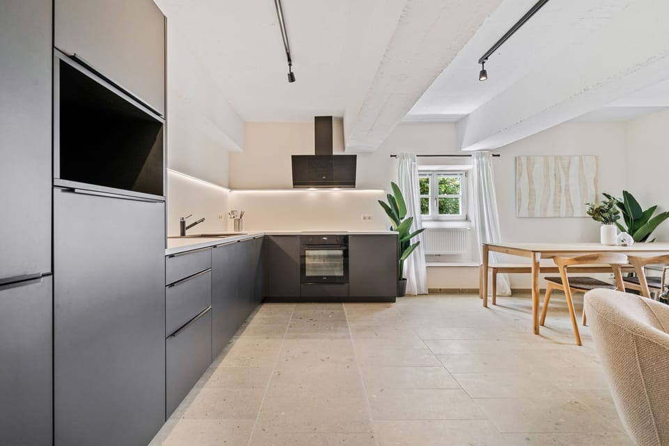 Apartment | Private kitchen | Fridge, oven, stovetop, dishwasher