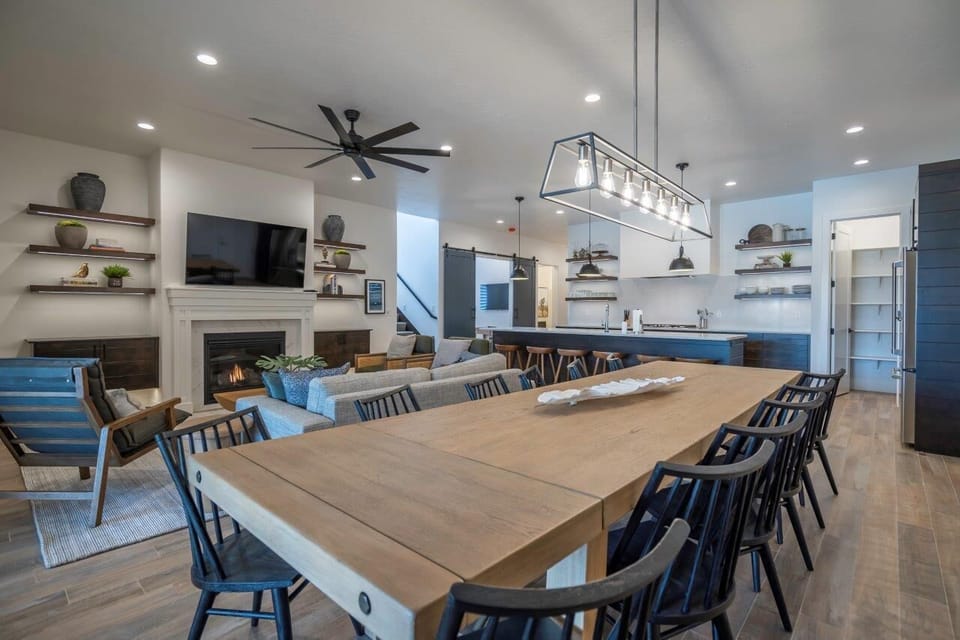 Seat up to 12 at the dining room table