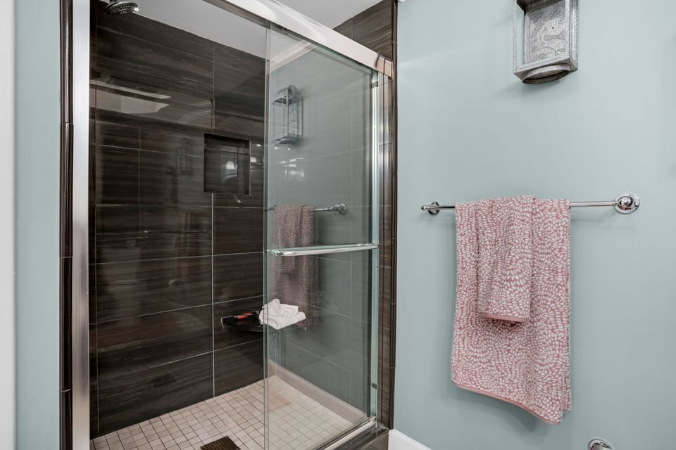 Master walk-in shower