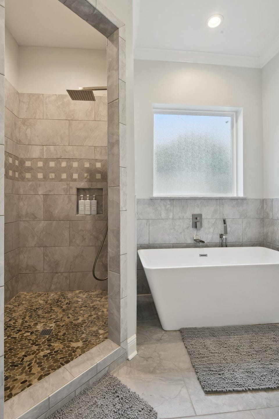 Down stairs full bath attached to bedroom