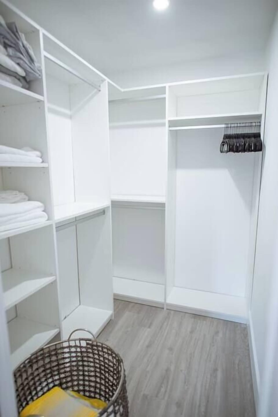 Large custom closets are features of each bedroom in this home! 