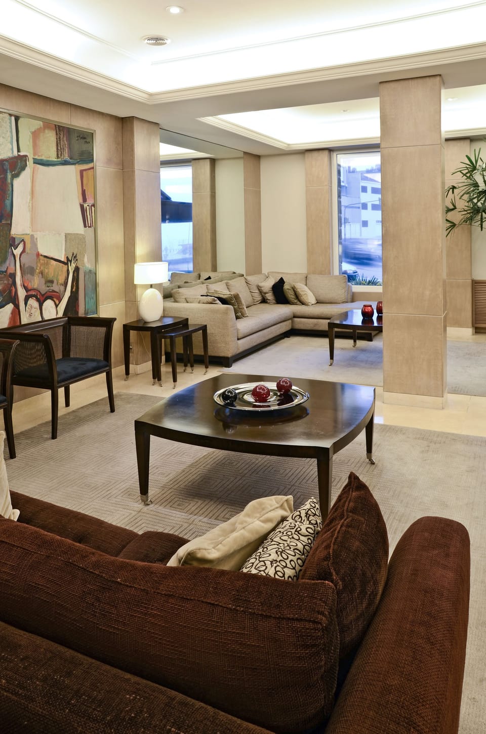 Lobby sitting area