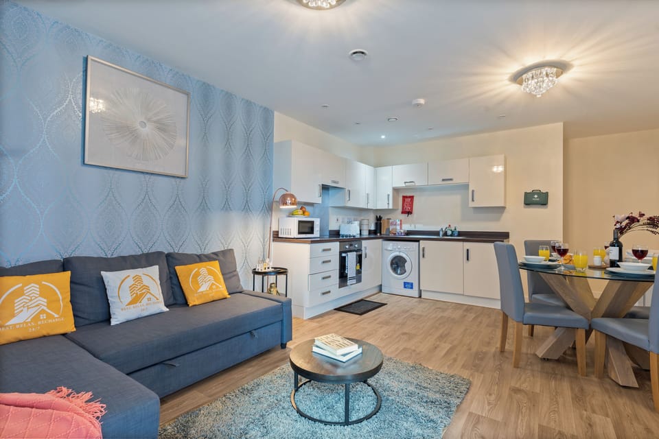 A long shot of Living Room