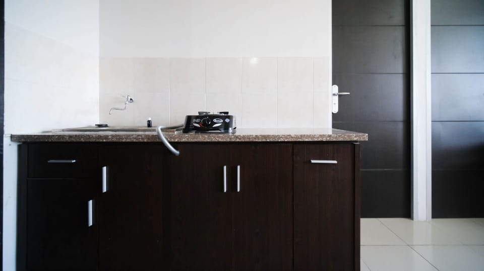 Apartment | Private kitchen | Full-size fridge, stovetop