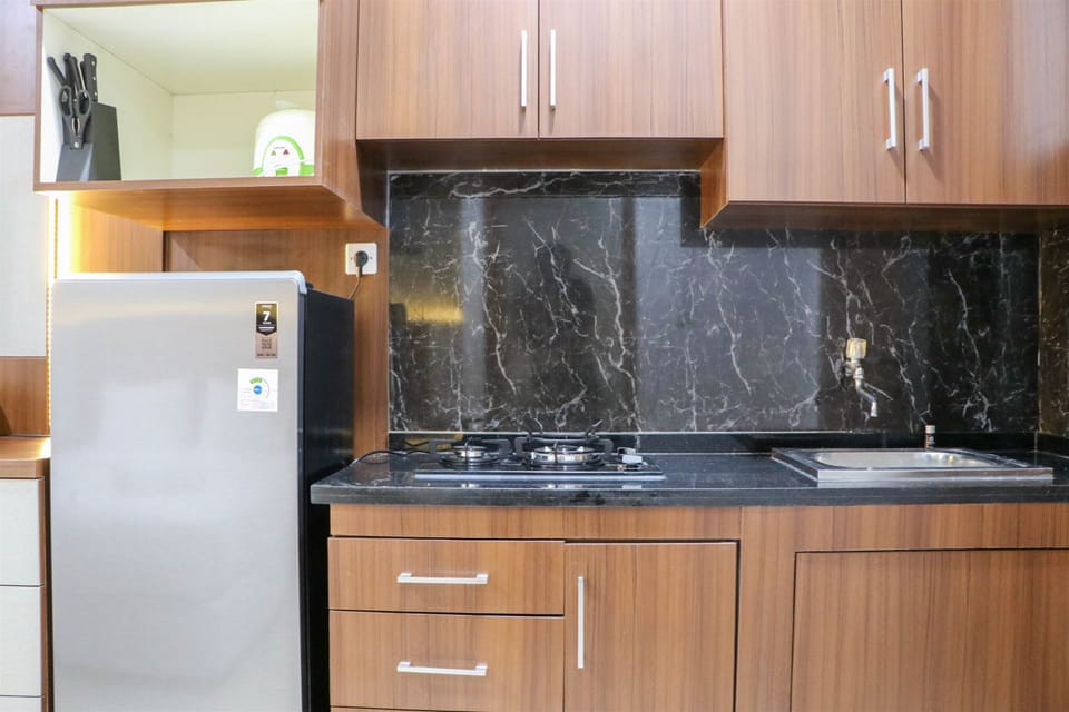 Studio | Private kitchen | Full-size fridge, stovetop, rice cooker