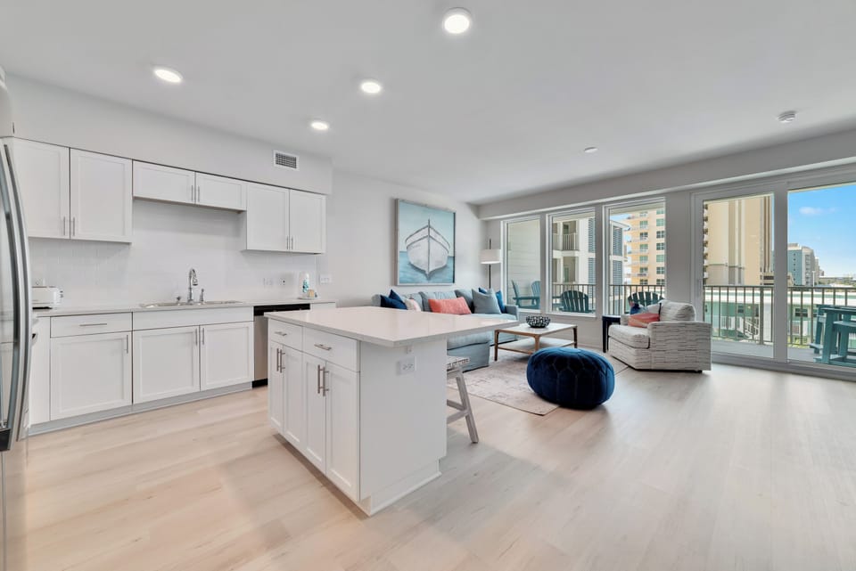 Kitchen and Living Area