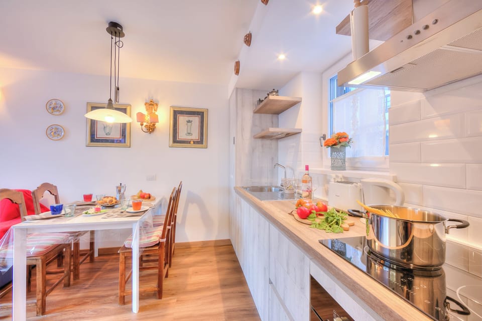 Kitchen and dining area