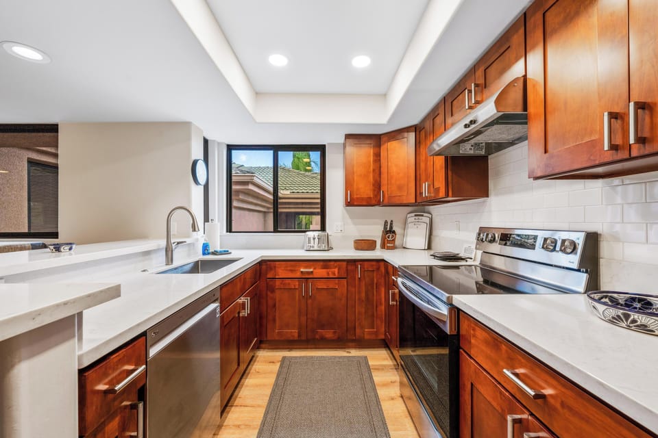 Kitchen area with all the gadgets