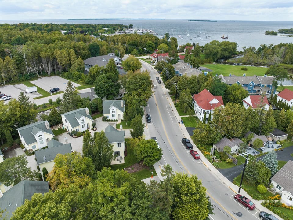 View facing Fish Creek Harbor