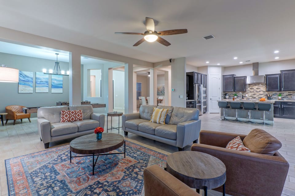 The home is well appointed with an open and spacious floor plan.