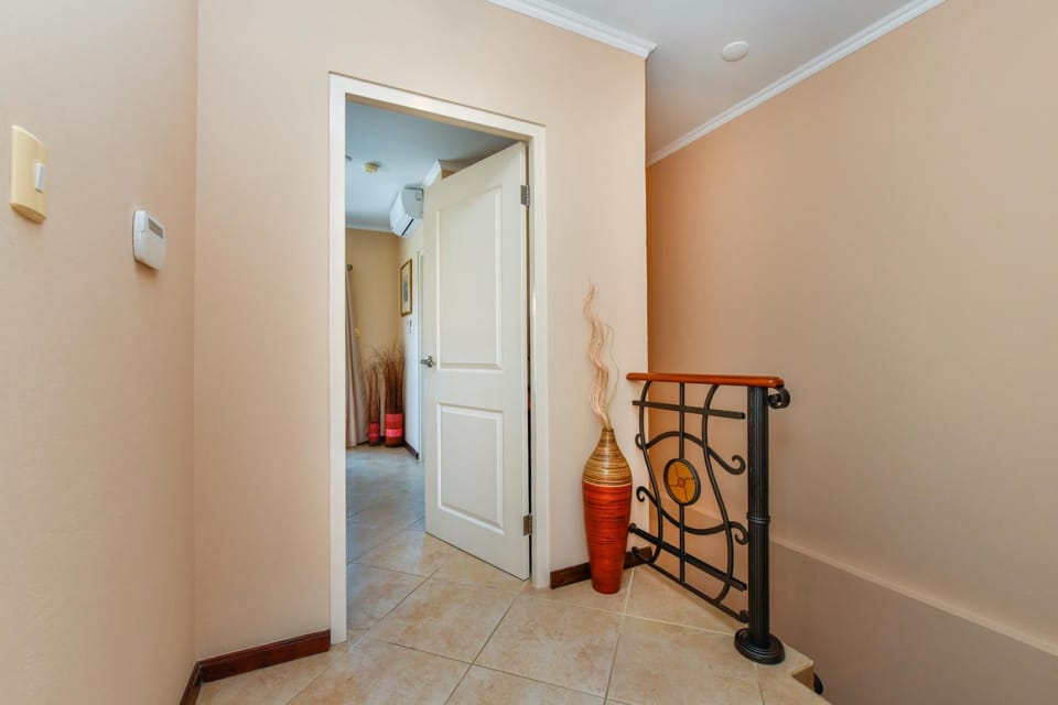 The door to one of the bedroom.