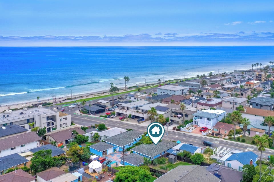 Located one block to the beach and dining