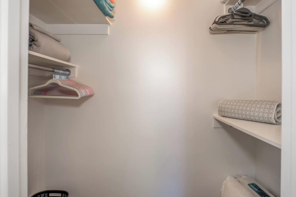 Roomy closet