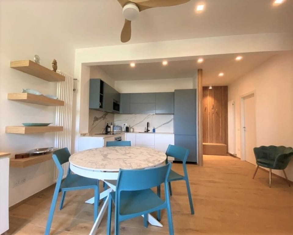 Dining, kitchen open space 