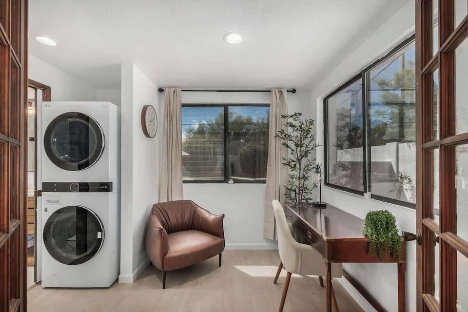 Retreat and laundry room off of Master Bedroom