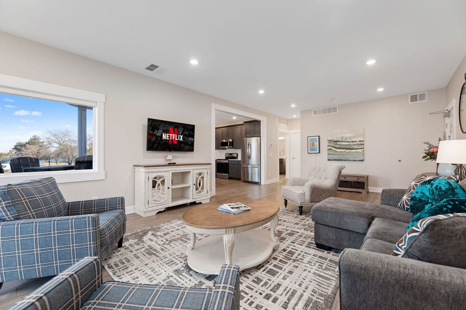 Condo | Private kitchen | Full-size fridge, microwave, dishwasher, rice cooker