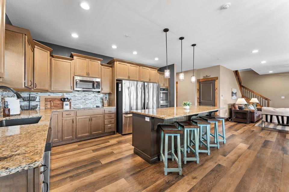 Stainless steel appliances are ready for all your vacation baking!