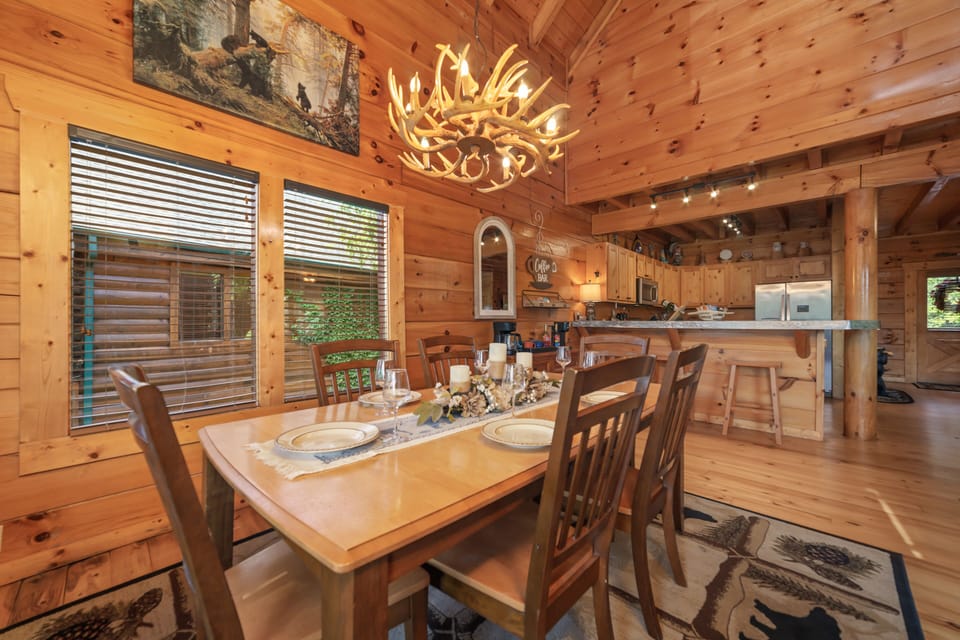 Open concept, spacious dining room for all your gathering meals