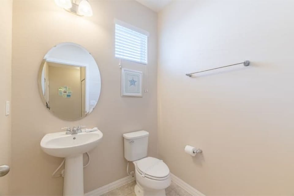 Bathroom # 1 Half Bathroom with Sink & Toilet