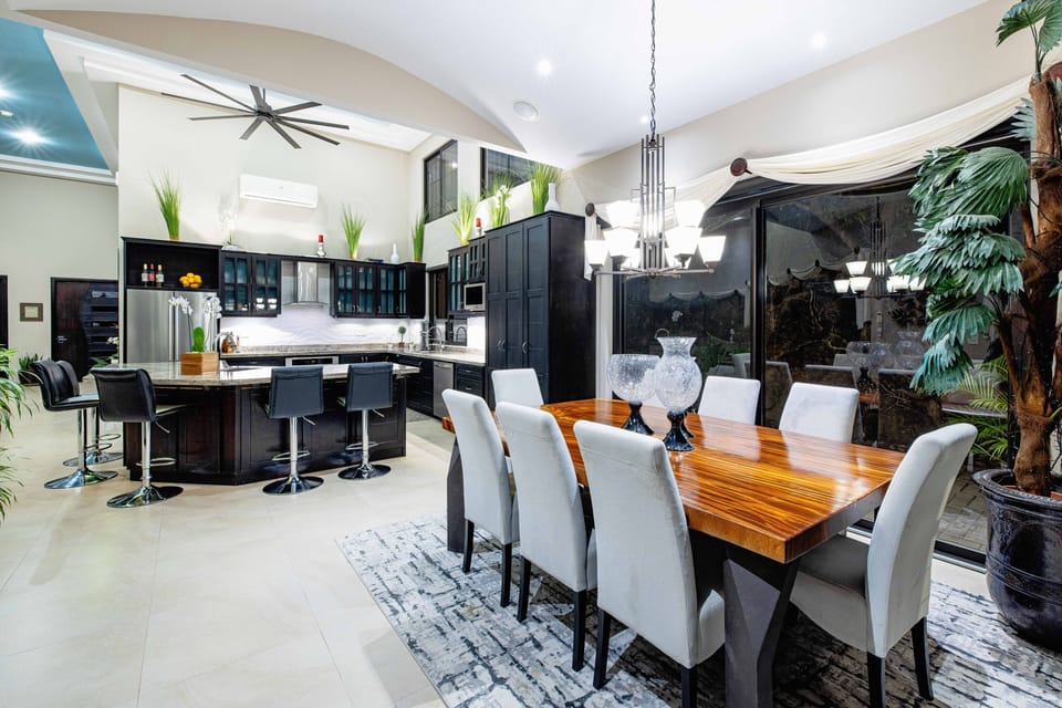 Dining room and kitchen 