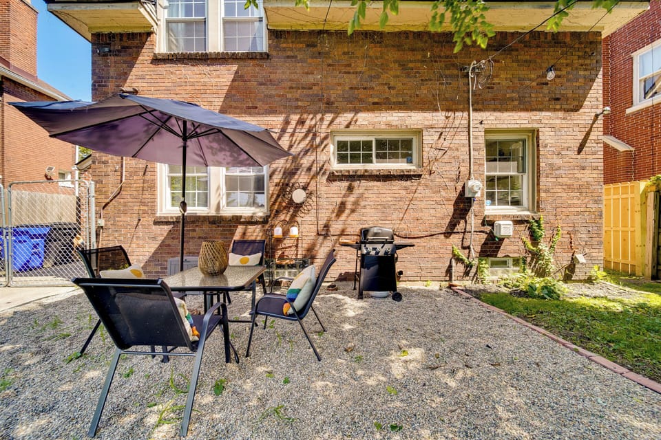 Private Patio | Gas Grill | Fenced-In Yard