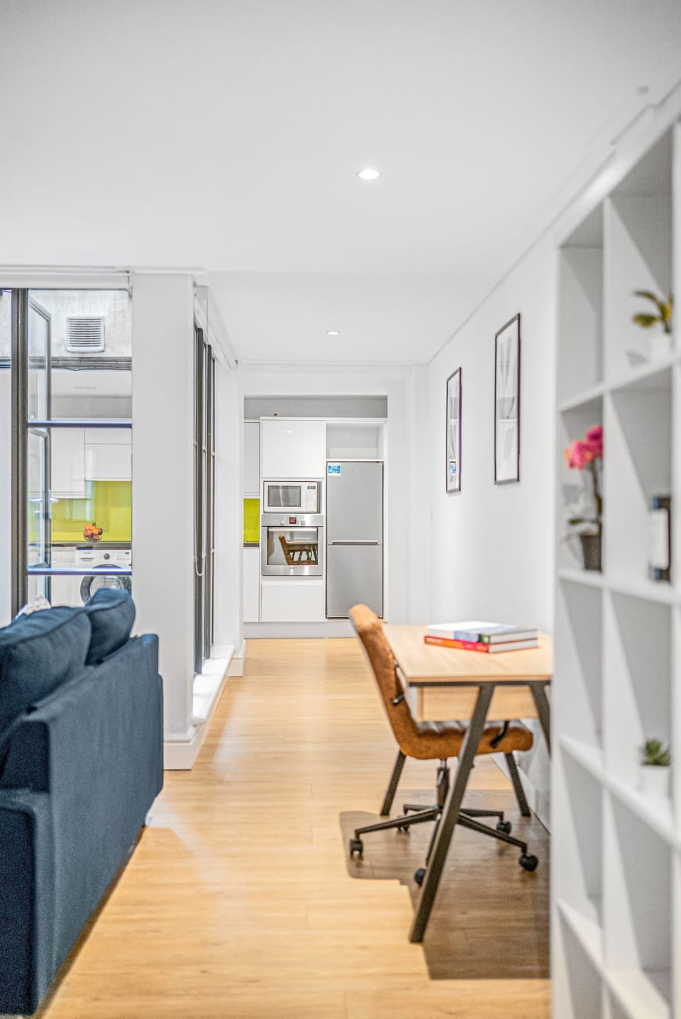 City Apartment | Living area | 40-inch Smart TV with satellite channels