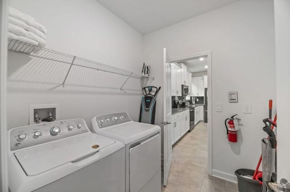 Laundry Area With Washer & Dryer