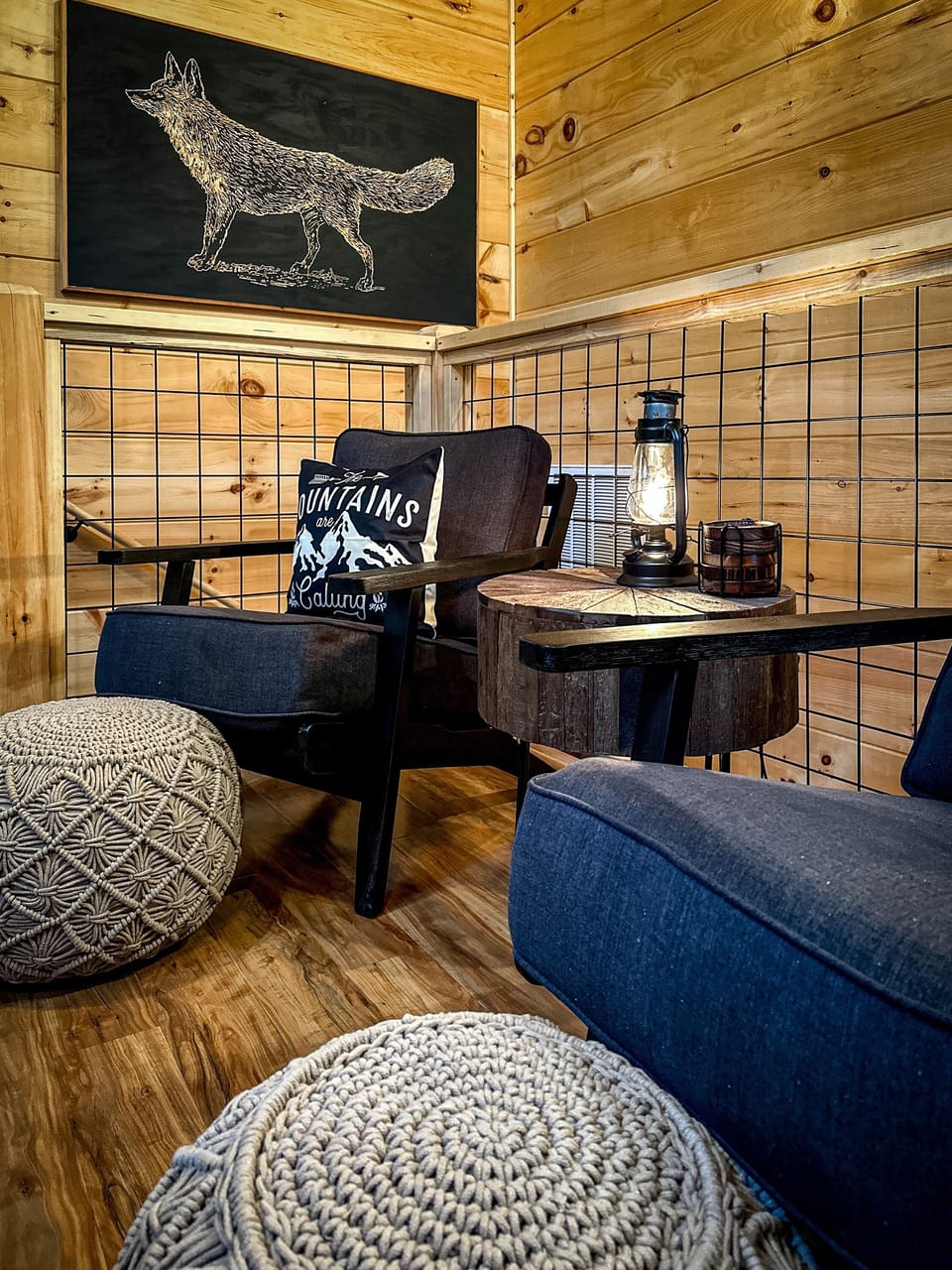 Sit back, kick your feet up, and enjoy the view at The Cozy Fox.