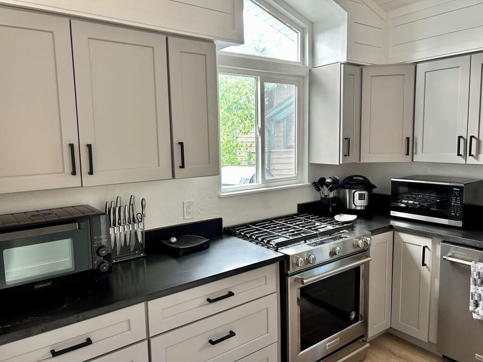 Stainless steel kitchen and all new appliances
