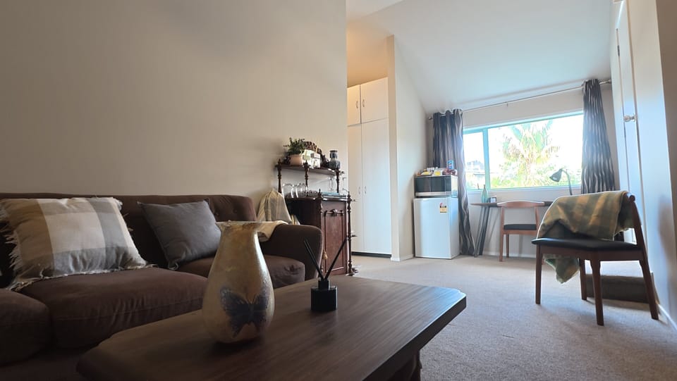 Bright Daytime Lounge with Garden View Window