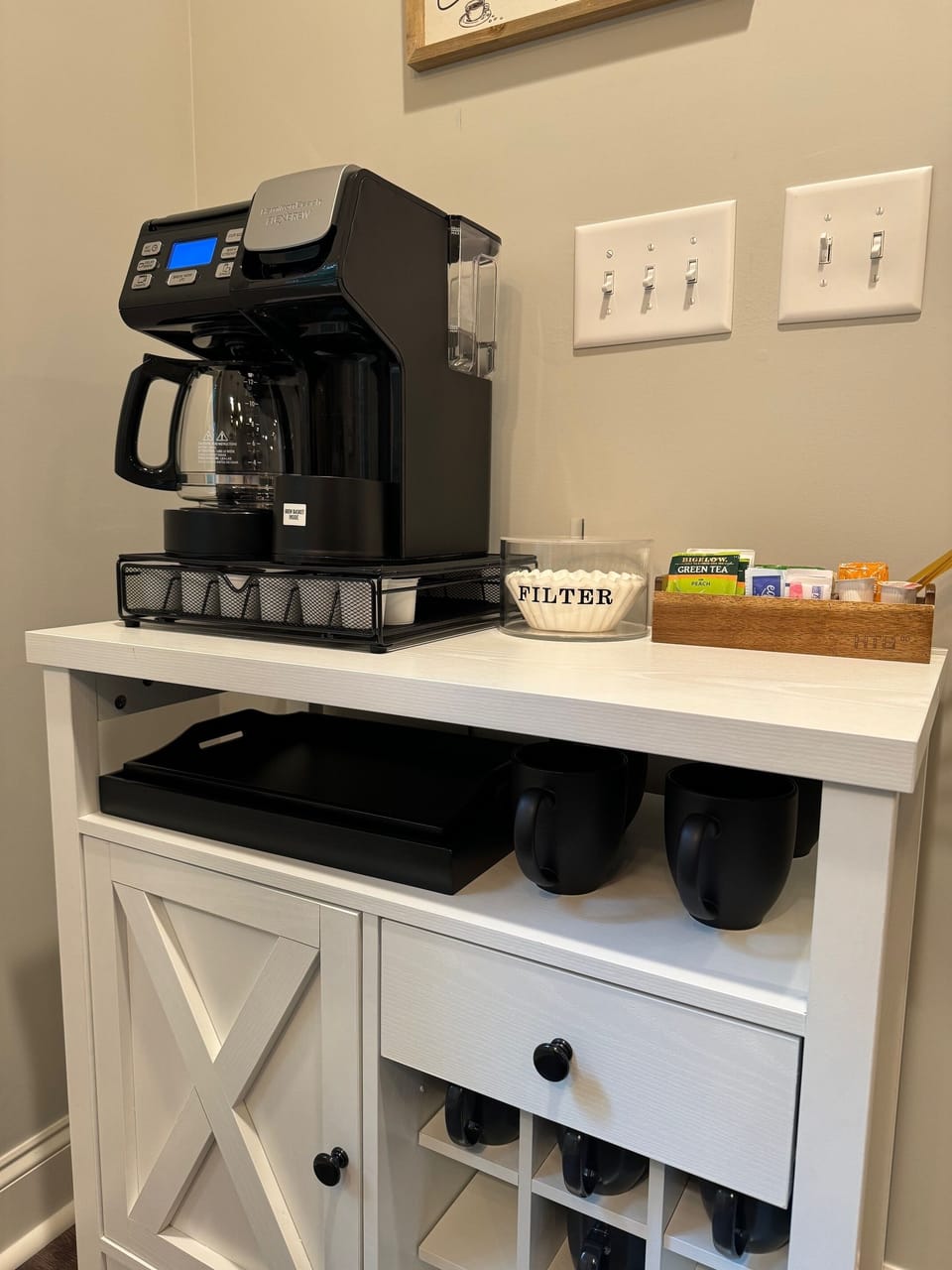 Coffee/Tea Bar with everything you need!