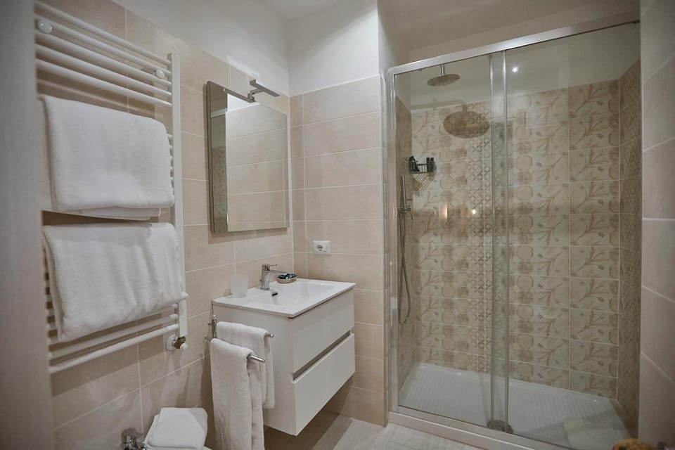 Shower, rainfall showerhead, hair dryer, bidet