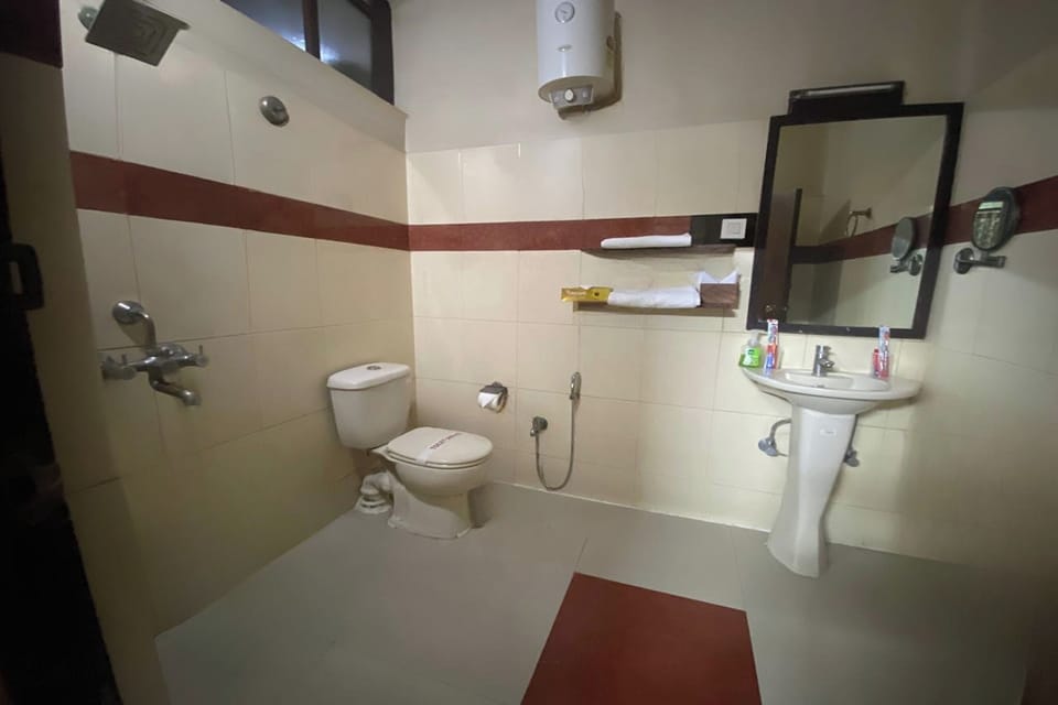 Deluxe Double Room | Bathroom | Shower, rainfall showerhead, free toiletries, towels