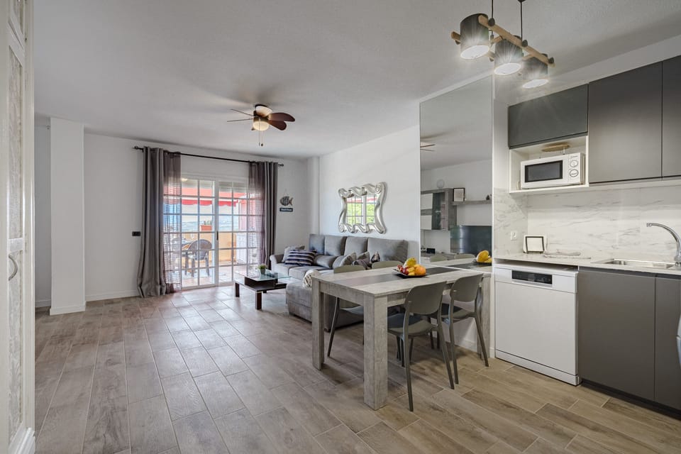 Living Room with Dining & Sitting Areas