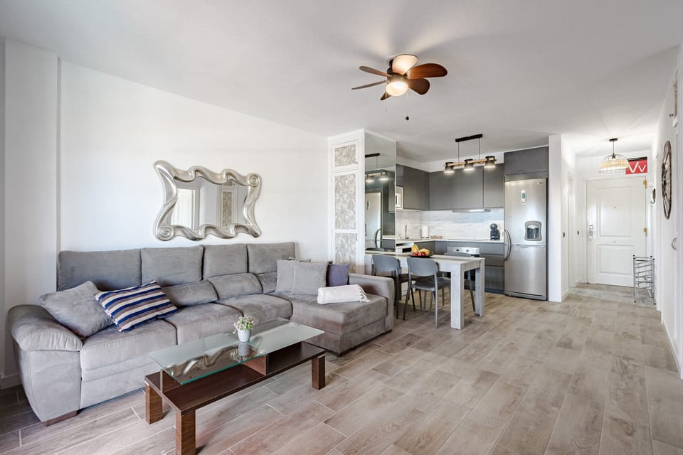 Living Room with Dining & Sitting Areas
