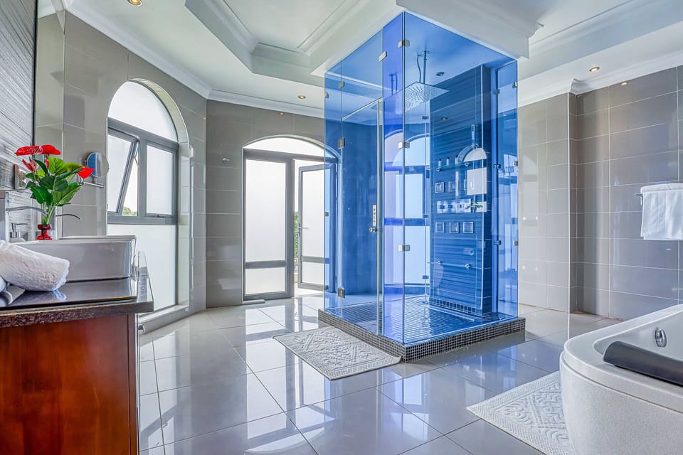 Presidential Room | Bathroom | Free toiletries, hair dryer, towels, soap
