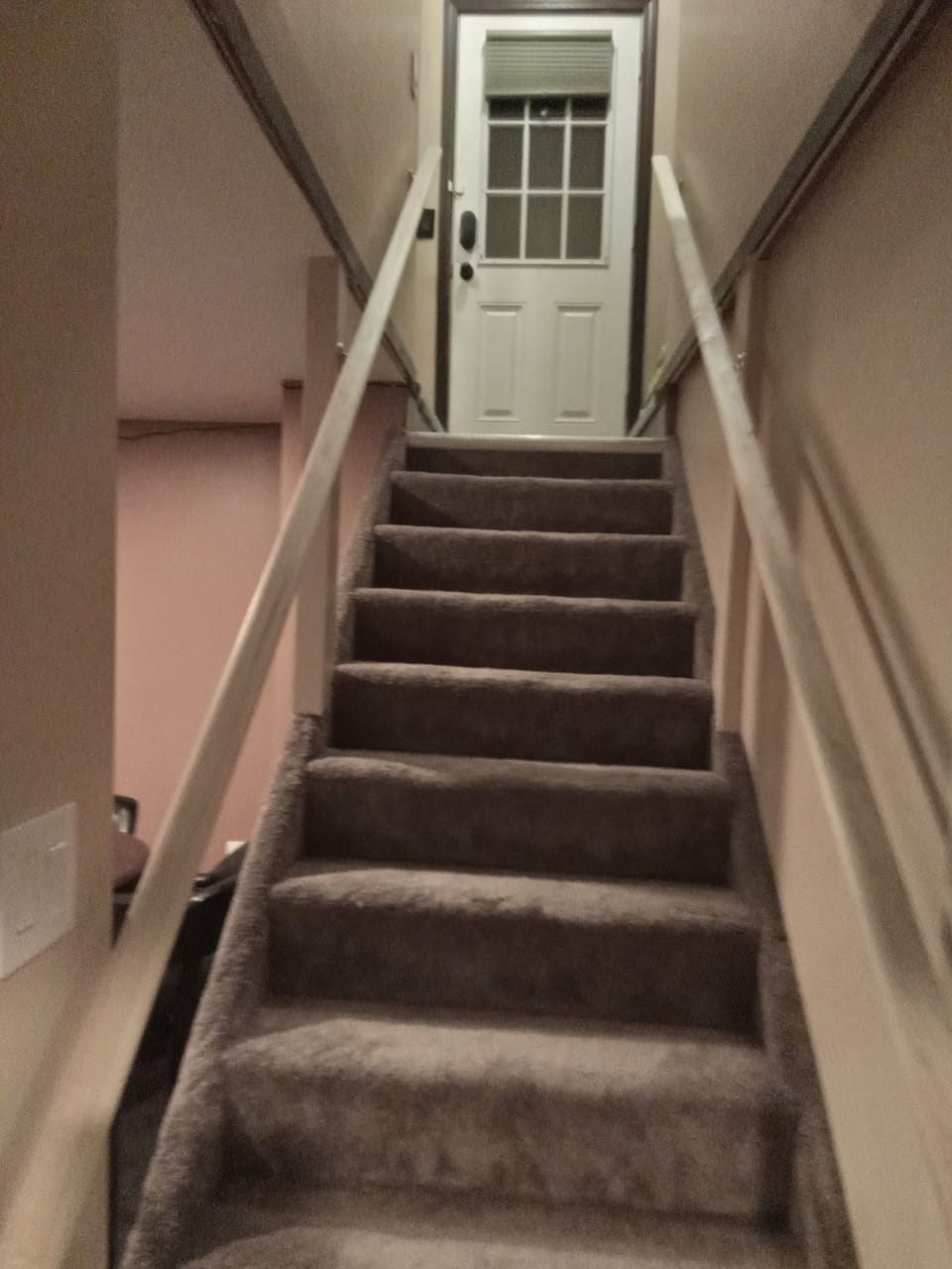 stairs and entrance,  exit