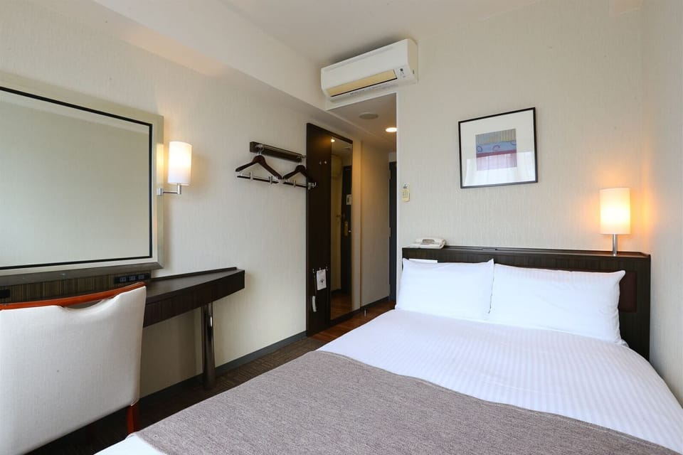 Semi Double Room, Non Smoking | Down comforters, desk, blackout drapes, WiFi (free)